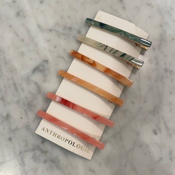 Anthropologie Accessories - Anthropologie Hair Clips (Set of 6)